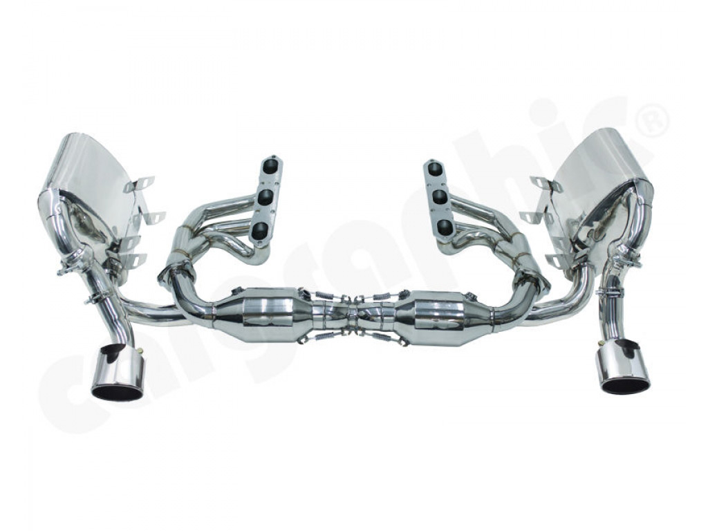 Cargraphic Sport Exhaust System With Integrated Exhaust Flaps
