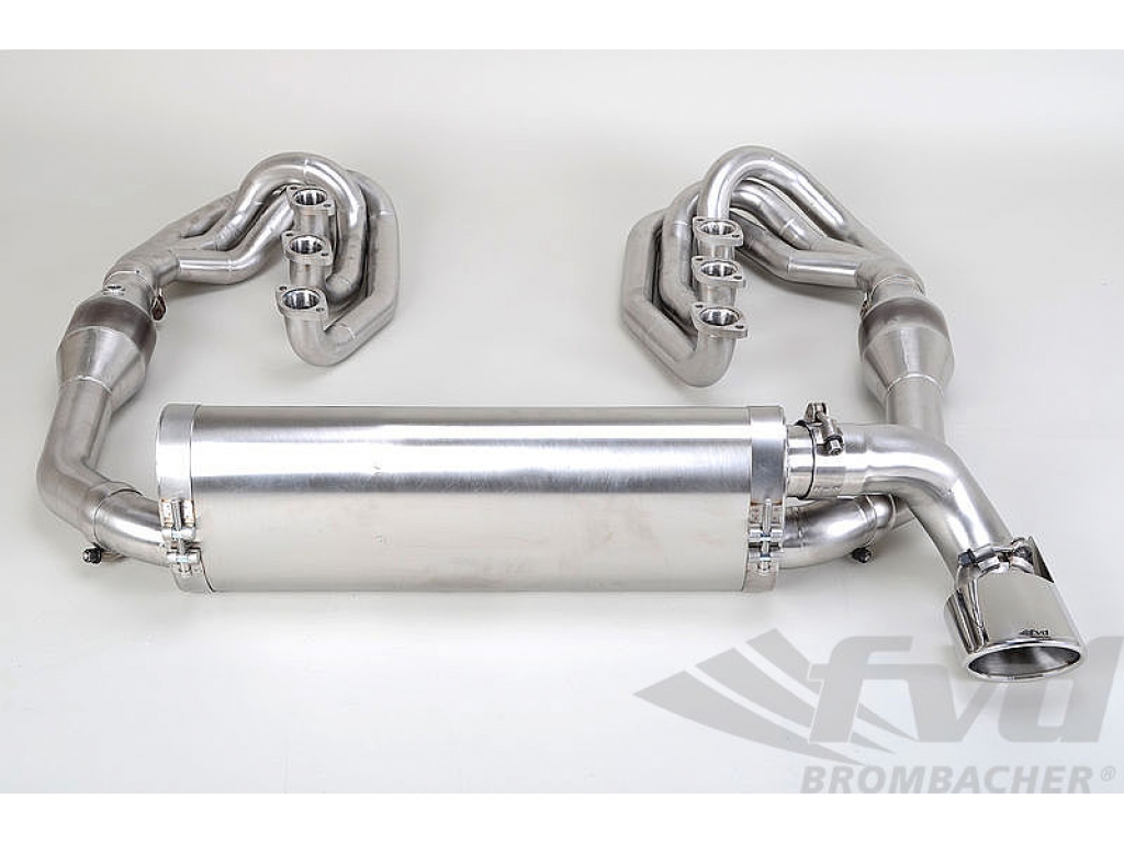 Exhaust System 964 - Race - 100 Cell Catalytics - Single Outlet...