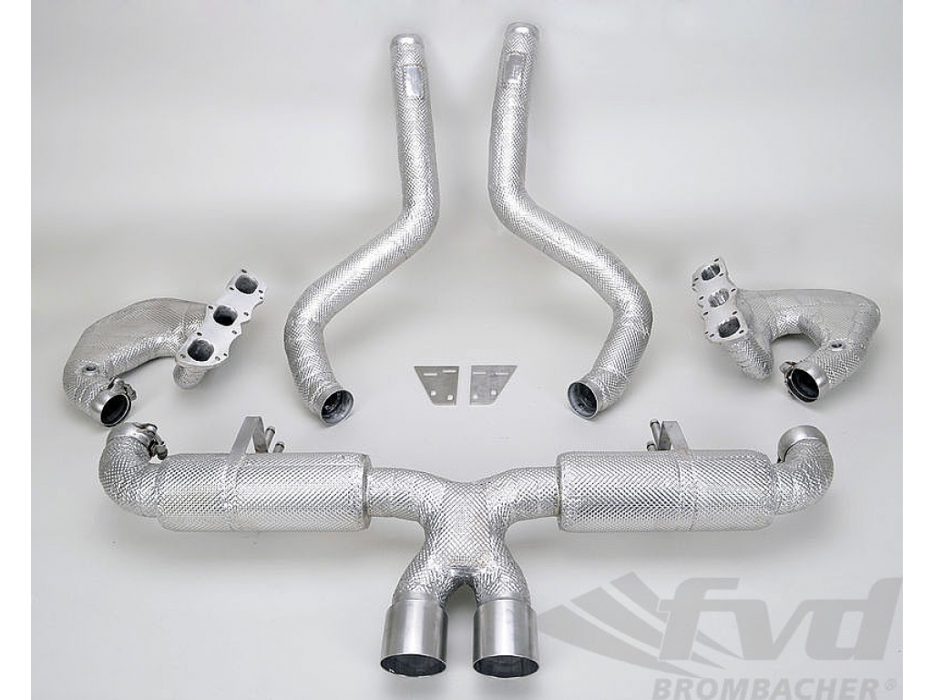 Race Exhaust System 987.2 Cayman - Catalytic Bypass - Dual 3.5 ...