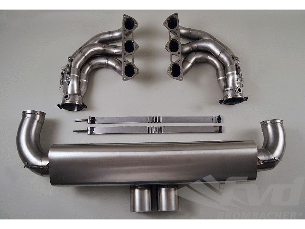 90 Mm Race Exhaust System - 997 Gt3 4.0 M&m Cat Bypass, Stainle...
