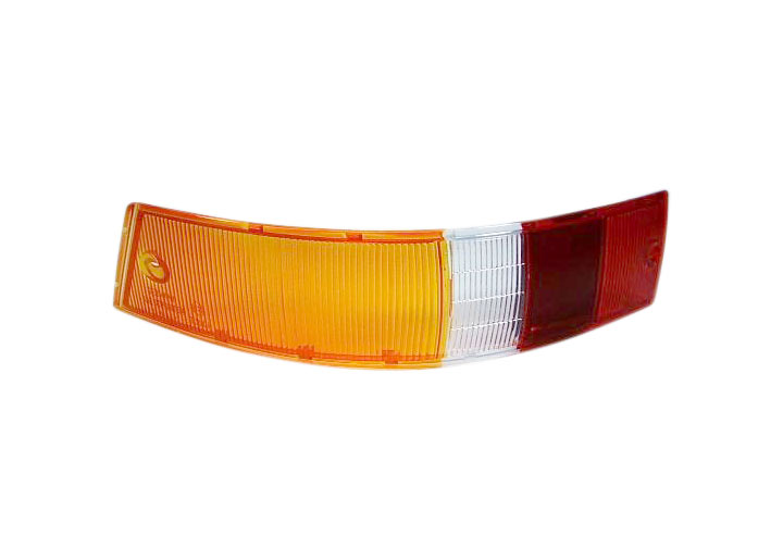 Tail Light Lens, Left Side, Red/white/amber, For Euro Models. F...