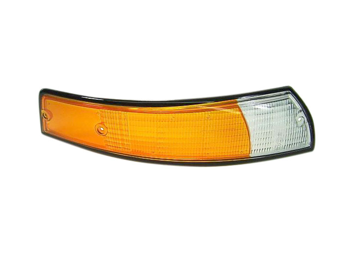 Front Signal Lens, Right Side, Black Trim, Amber/white, Euro Mo...