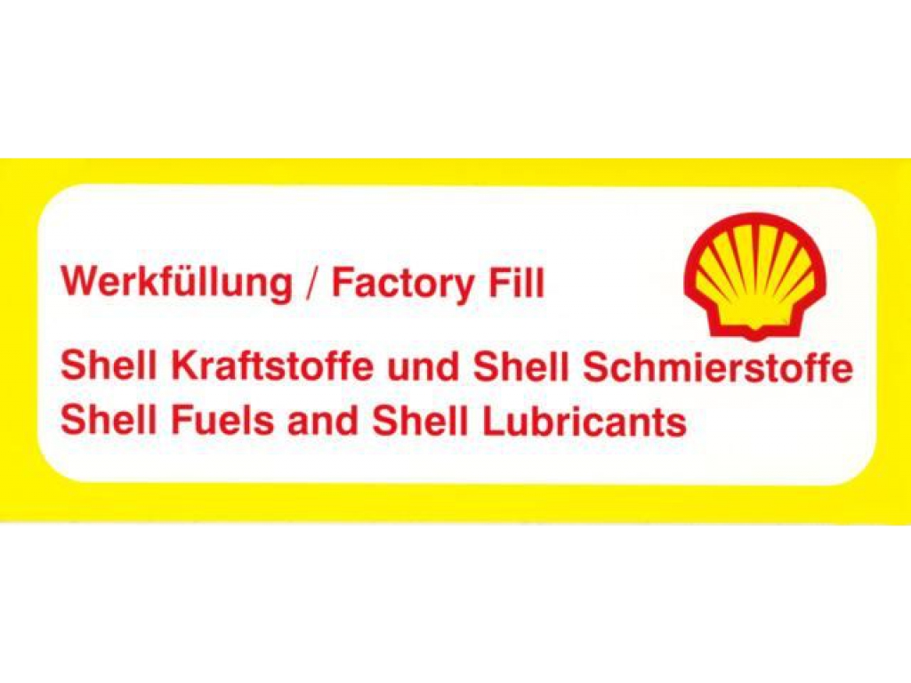 Shell Sticker Decal - Appeared On Early 1980s 911. Replaces 701...