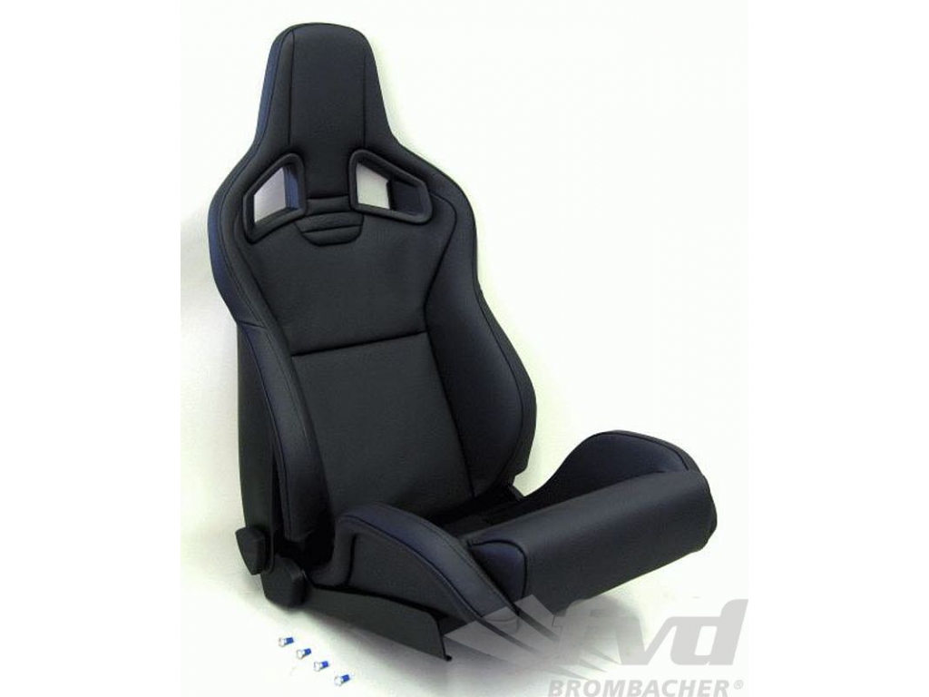 Sportster Cs Recaro Leather Black, Driver Seat With Seat Heater.