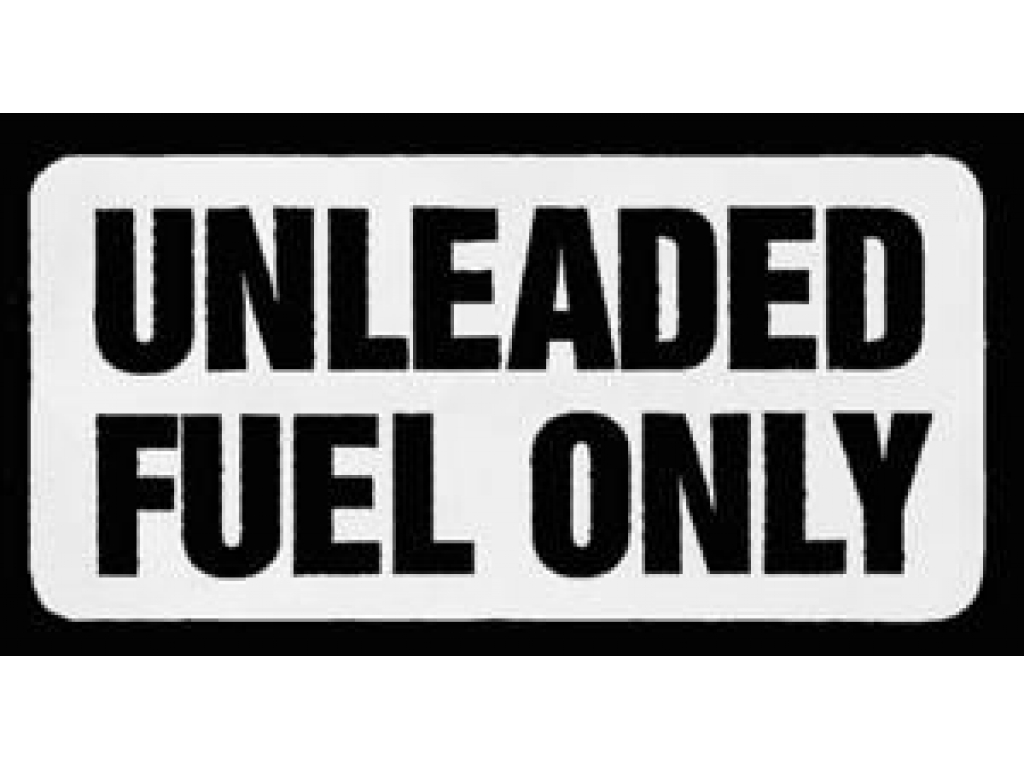 Decal-unlead Fuel