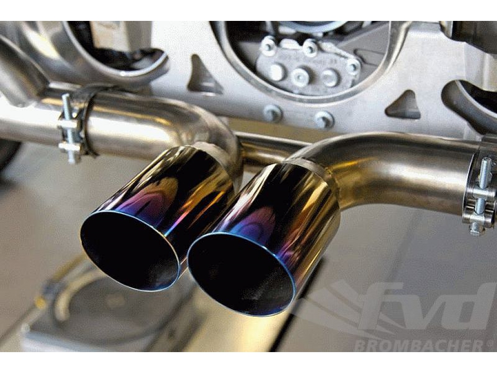 Center Muffler Bypass In Titanium For 997 Gt3/rs With Tips 3 (7...