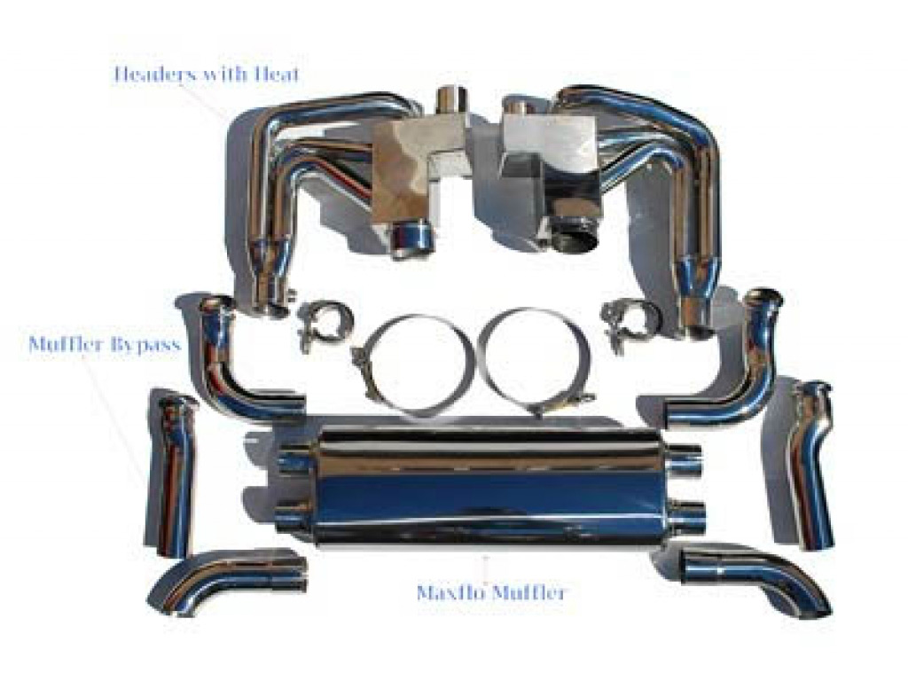 Fabspeed Maxflo Rsr Header/muffler Kit, Without Heat Without Sp...