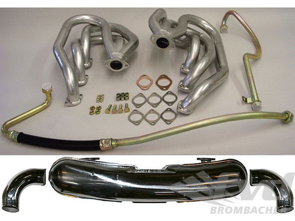 Free Flow Exhaust 911 74-89 - Sport - Without Heat - Dual Outle...