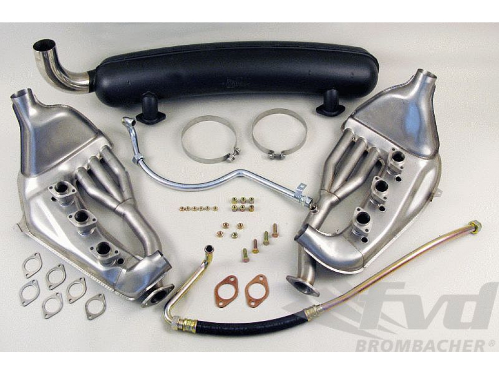 Free Flow Exhaust Kit 911 3.2 L - Race - With Heat (ssi) - Sing...