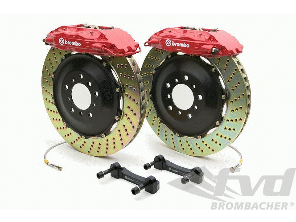 Brembo-sport System Gt Front (355x32mm) 4 Piston, Drillded Discs