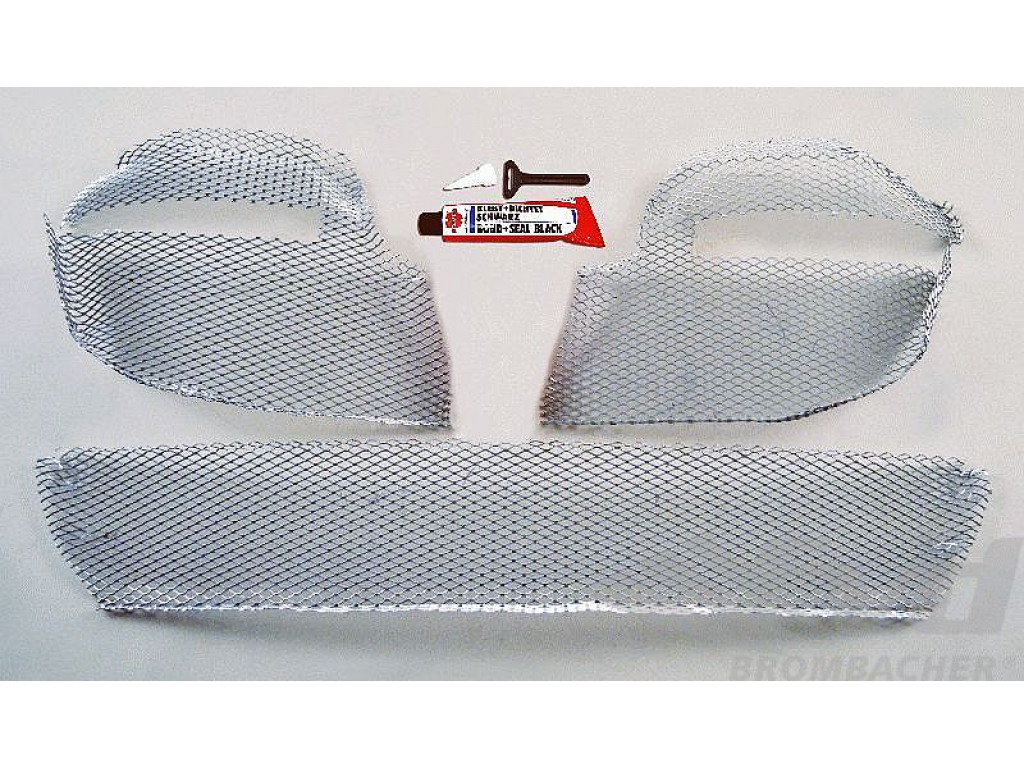 997 Turbo Grill Set For Front Bumper - Silver