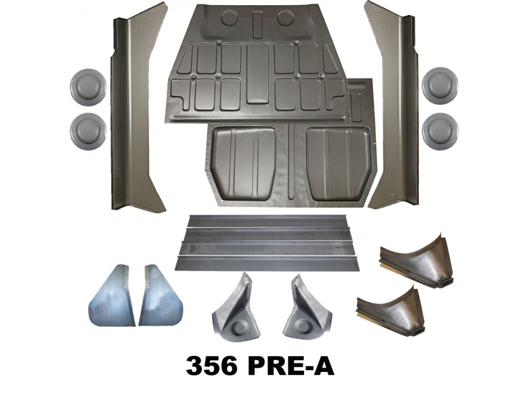 Complete Floor Pan Kit For 356 Pre-a Includes Pans, Closing Pan...