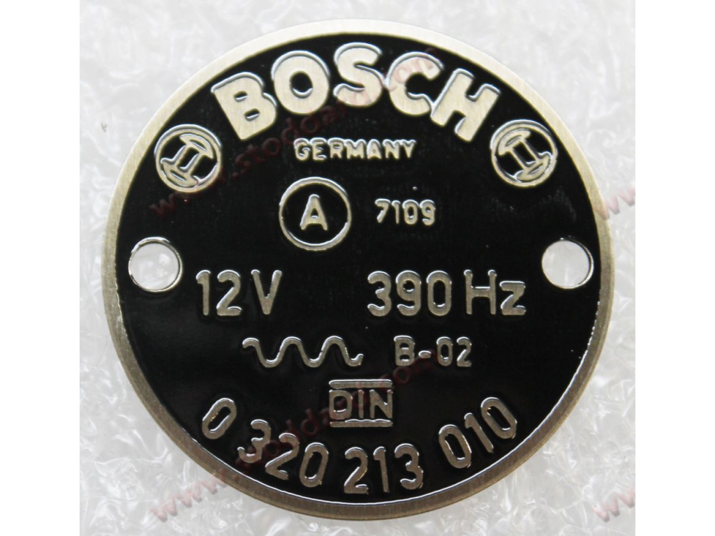 Bosch Horn Plate 009 And 010