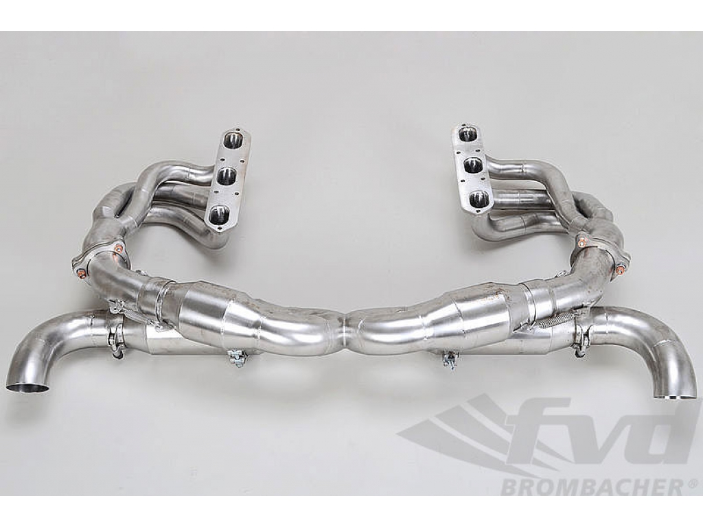 Race Exhaust 996 3.6l L - M&m Catalytic Bypass - With Turn Down...