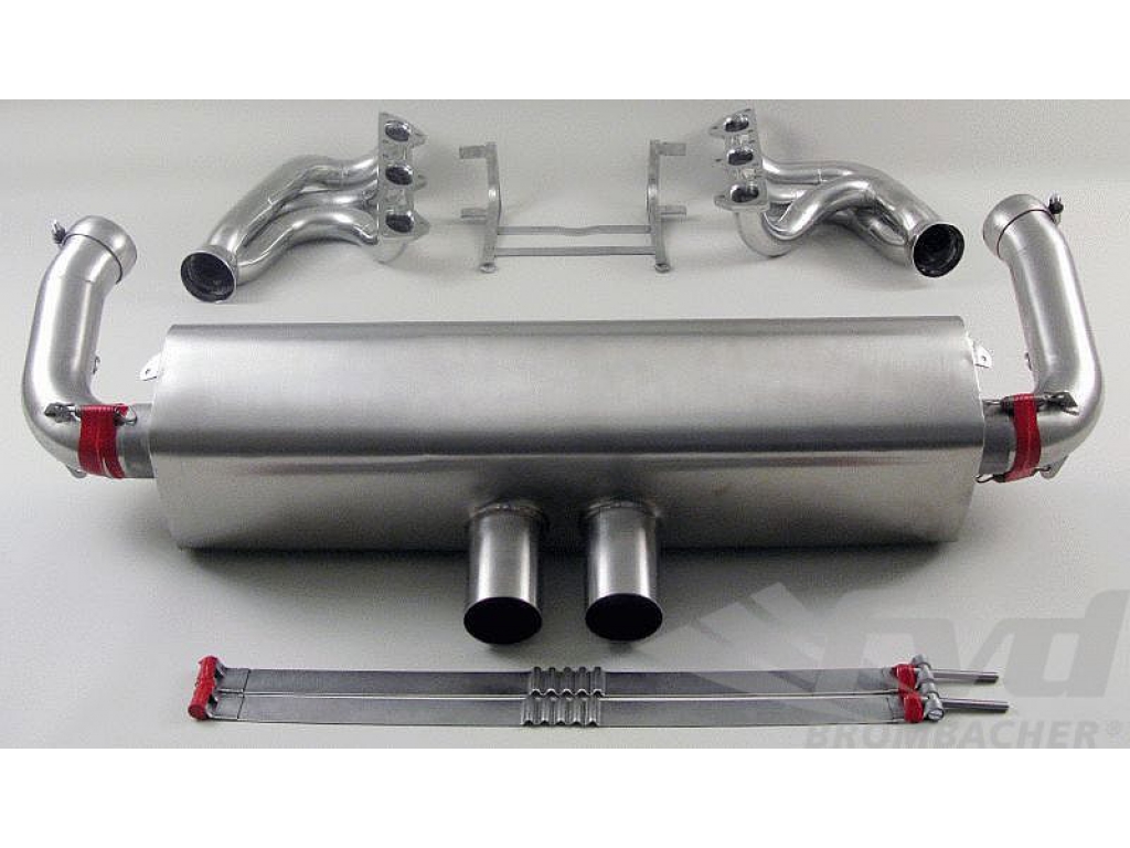 70 Mm Race Exhaust System - 997.2 Gt3 Cup M&m Cat Bypass, Stain...
