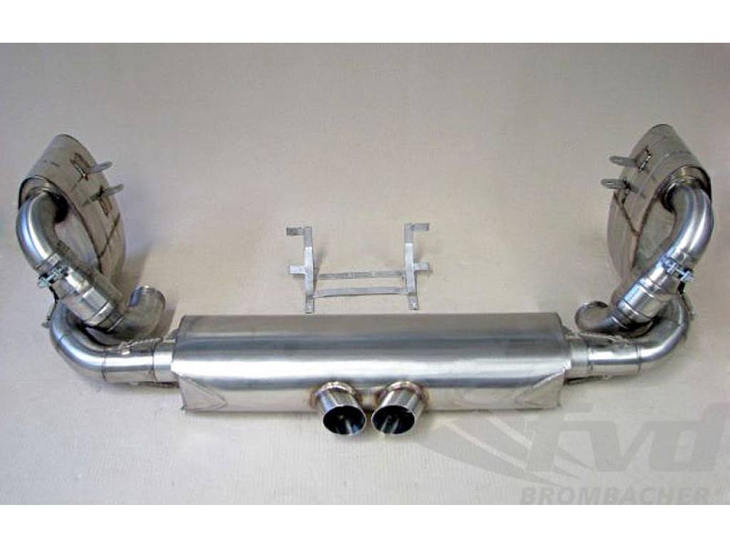 Exhaust System Race 997 Gt3 Cup S M&m Catalytic Bypass, Stainle...