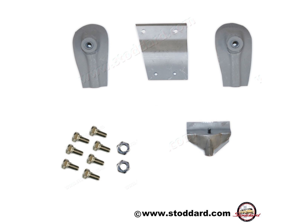 Hardware Kit For Front Floor Pan. Fits 1965-1989.