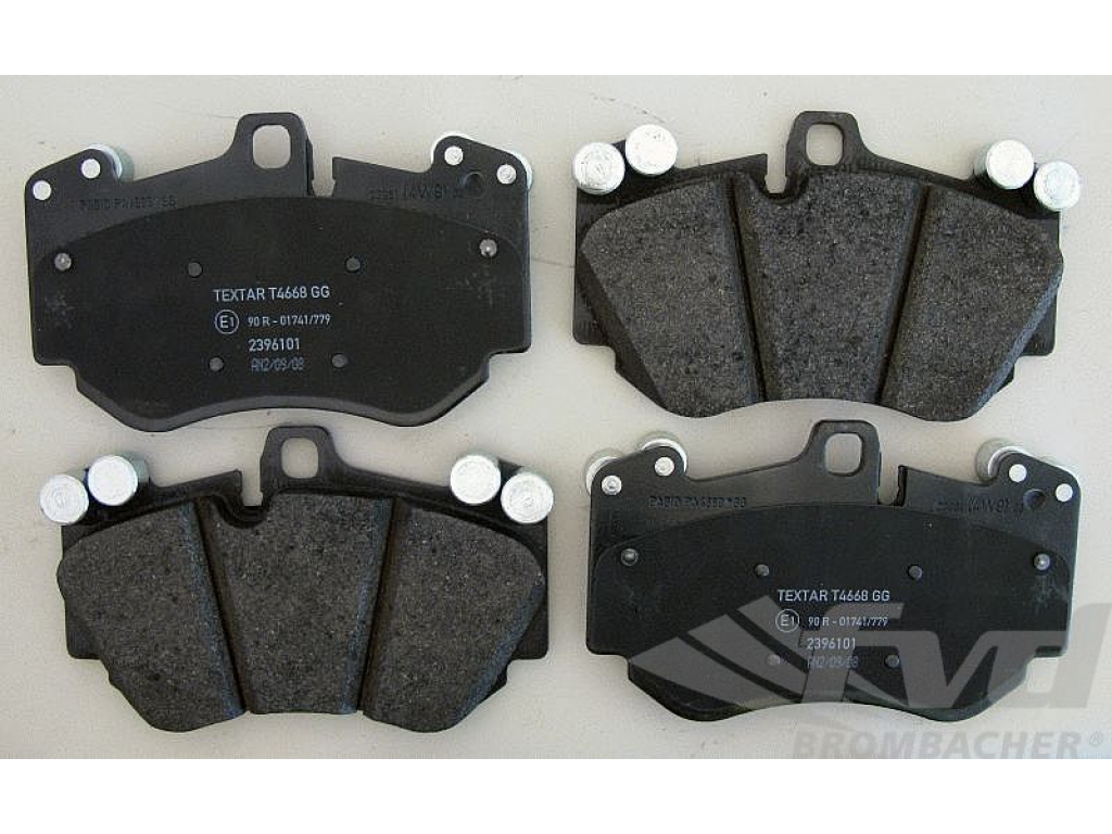 Brake Pads Cayenne Turbo Front 05- 368 Kw Caliper Red 19